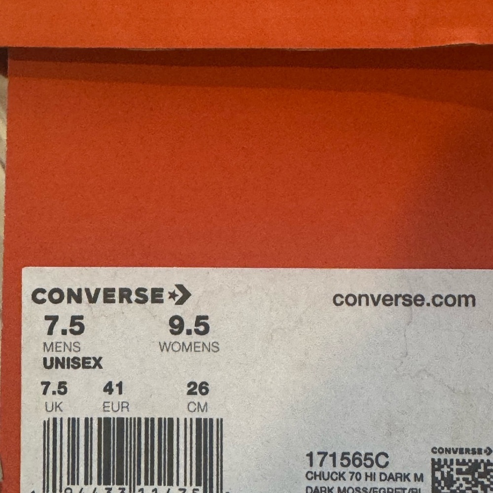 Converse Chuck 70 Hi Dark Green Sneakers